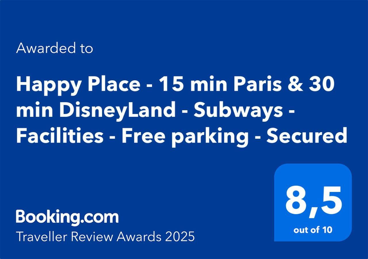 Happy Place - 15 Min Paris & 30 Min Disneyland - Subways - Facilities - Free Parking - Secured Maisons-Alfort Ngoại thất bức ảnh